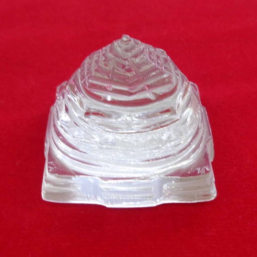 Lab Tested 31.500 Gram Natural Crystal Shree Yantra | Sphatik Shri Yantra | Shree Maha Laxmi Yantra